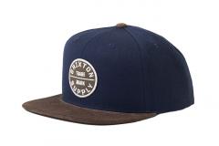 Brixton Oath III Snapback Navy / Deep Brown
