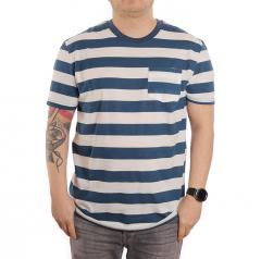 Brixton Hilt X S/S Pocket Knit T-Shirt Joe Blue / Off White