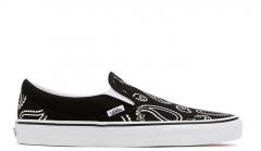 Vans Classic Slip-On (Peace Paisley) Black / True White