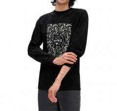 Vans Bandana Paisley Longsleeve T-Shirt Black