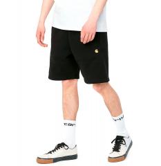 Carhartt WIP Chase Sweat Short Black / Gold