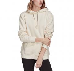 Adidas Originals Womens Adicolor Essentials Fleece Hoodie Wonder White
