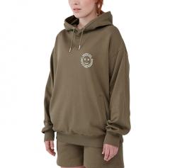 Makia Womens Dizzy Hooded Sweatshirt Olive