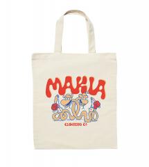 Makia X Mauri Kunnas Snakes Tote Bag Ecru