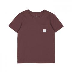 Makia Kids Pocket T-Shirt Red Mahogany