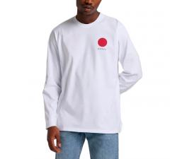 Edwin Japanese Sun LS T-Shirt White