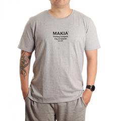 Makia Etiquette T-Shirt Light Grey