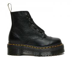 Dr. Martens Sinclair Milled Nappa Leather Platform Boots Black