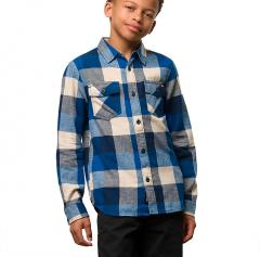 Vans Youth Box Flannel True Blue / Oatmeal