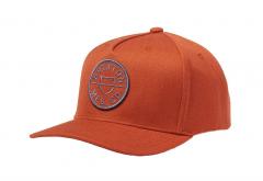 Brixton Crest C MP Snapback Burnt Orange / Grey