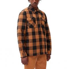 Dickies Sherpa Lined Sacramento Shirt Brown Duck