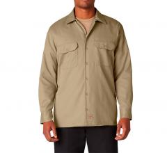 Dickies Long Sleeve Work Shirt Khaki