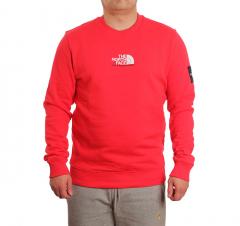 The North Face Seasonal Fine Crew Neck Sweater Horizon Red