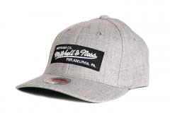 Mitchell & Ness Box Logo Redline Snapback Grey Heather