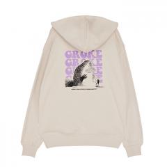 Makia X Moomin Groke Hooded Sweatshirt Off White