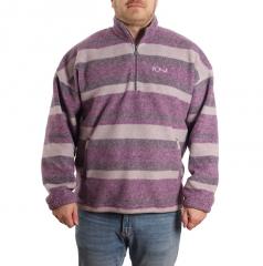 Polar Skate Co. Stripe Fleece Pullover Light Purple