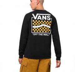 Vans Off The Wall Sidesetripe Box Longsleeve T-Shirt Black