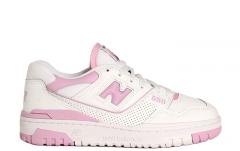 New Balance Womens 550 White / Pink