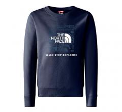The North Face Youth Drew Peak Sweater Summit Navy