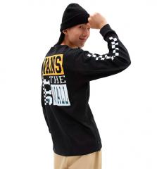 Vans Off The Wall Varsity Long Sleeve T-Shirt Black