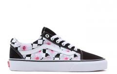 Vans Old Skool Hibiscus Check Black