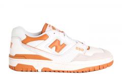 New Balance 550 White / Burnt Orange