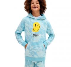 Vans Youth Marble Pullover Hoodie Blue Glow