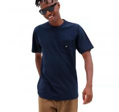 Vans Woven Patch Pocket T-Shirt Dress Blues