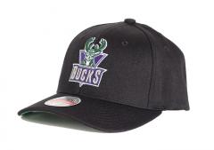 Mitchell & Ness Classic Redline Milwaukee Bucks Snapback Black