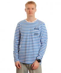 Makia Iniö Long Sleeve Blue / White