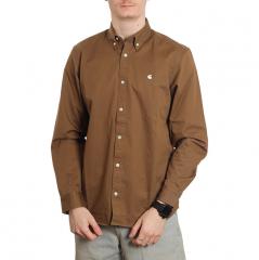 Carhartt WIP L/S Madison Shirt Buffalo / White