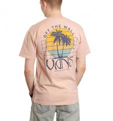 Vans Sunset Dual Palm Vintage T-Shirt Rose Smoke