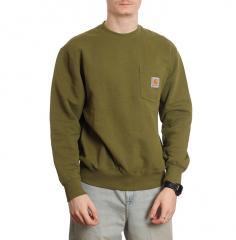 Carhartt WIP Pocket Sweatshirt Kiwi (Garment Washed)