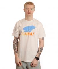 Karhu Basic Logo T-Shirt Bright White / Azure Blue