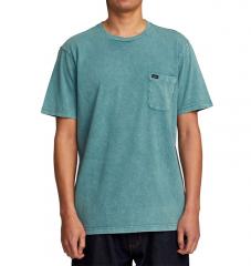 RVCA Manic Tie Dye T-Shirt Mallard Blue