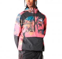 The North Face Printed Convin Anorak Cosmo Pink / TNF Distort Print
