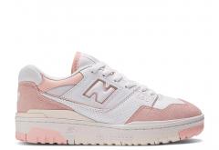 New Balance Womens 550 White / Pink Sand / Sea Salt