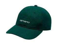 Carhartt WIP Canvas Script Cap Treehouse / White