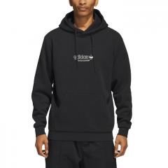 Adidas Originals 4.0 Strike Through Hoodie Black / Almost Lime