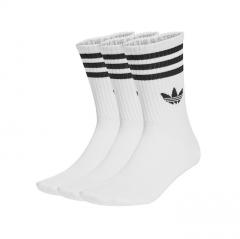 Adidas 3-Stripes Crew Socks 3-Pack White / White / White
