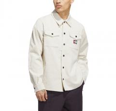 Adidas Shmoofoil Corduroy Button Up Shirt Alumina / Shadow Red