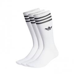 Adidas Solid Crew Socks 3-Pack White