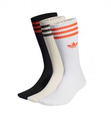 Adidas Solid Crew Socks 3-Pack White / Wonder White / Black