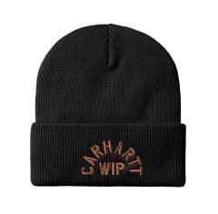 Carhartt WIP Arch Script Beanie Black / WIP H Brown