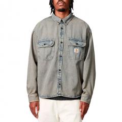 Carhartt WIP Tigan Shirt Jac Blue / Leather