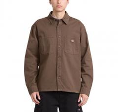 Dickies 247 Garment Dyed Work Shirt Timber Brown