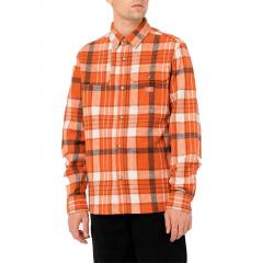 Dickies Nimmons Long Sleeve Shirt Bombay Brown