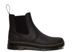 Dr. Martens Embury Leather Casual Chelsea Boots Black Wyoming