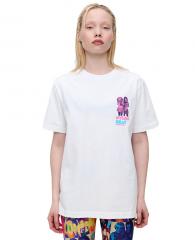 Makia X Nylon Beat Jonna & Erin T-Shirt White