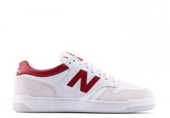 New Balance 480 White / Burgundy